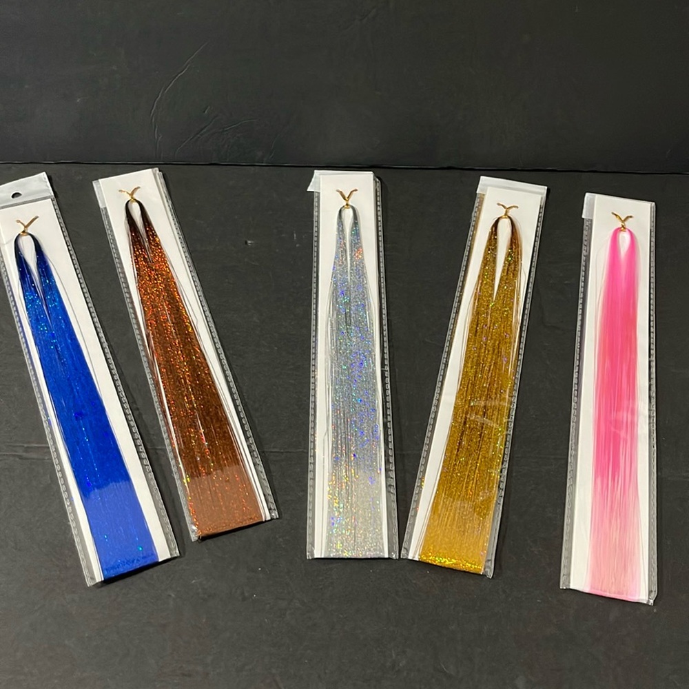 HAIR TINSEL BUNDLE OF 5